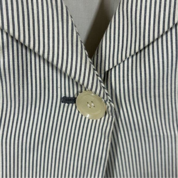 The Limited Heather Grey Pinstripe Blazer | Single Button | Size Medium - Picture 10 of 16